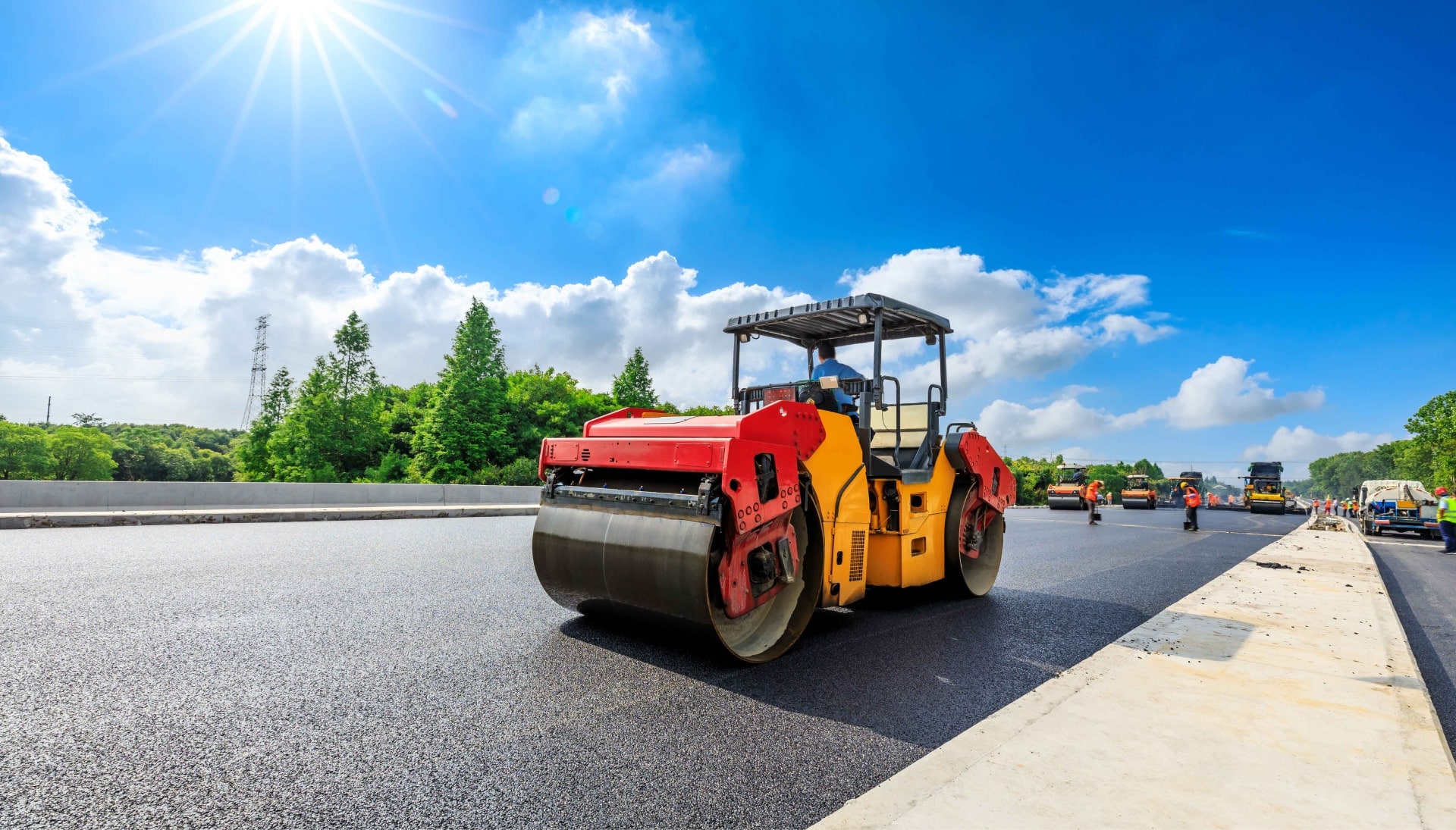 Smooth asphalt paving in Panama, FL creates durable surfaces.